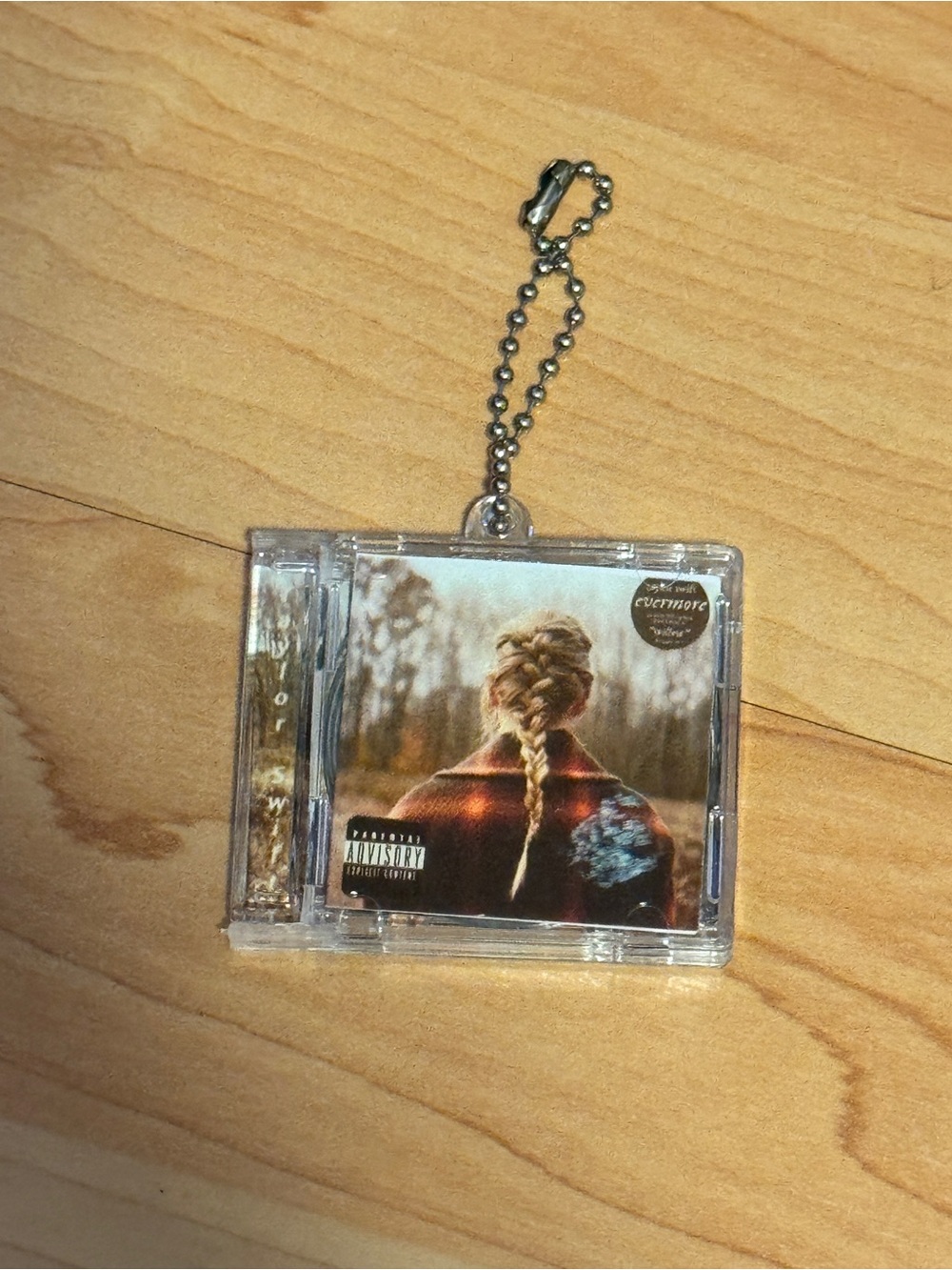 Taylor Swift “evermore” Mini NFC Mini CD Keychain